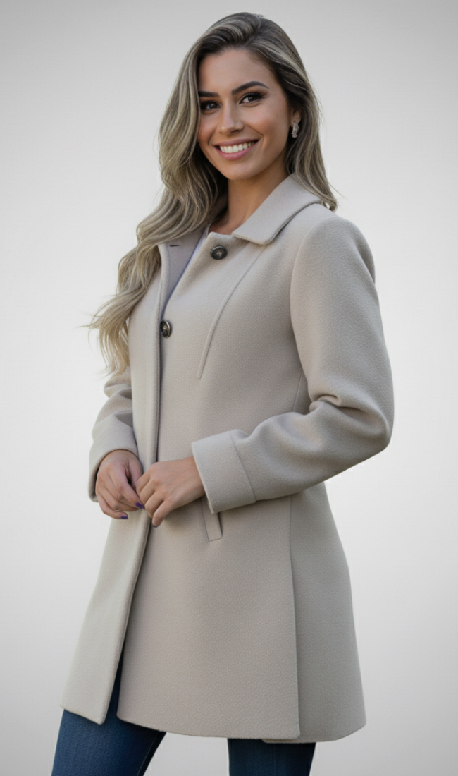 Modavera - Elegant Wool Coat