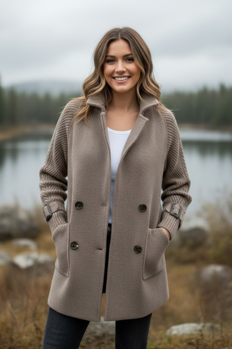 Margot - Heritage Texture Commuter Coat