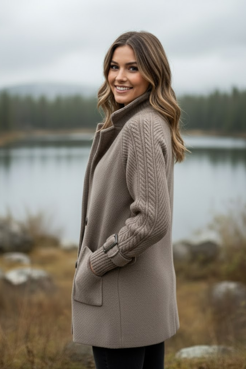 Margot - Heritage Texture Commuter Coat