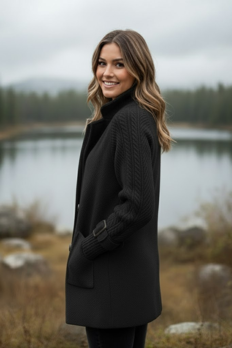 Margot - Heritage Texture Commuter Coat