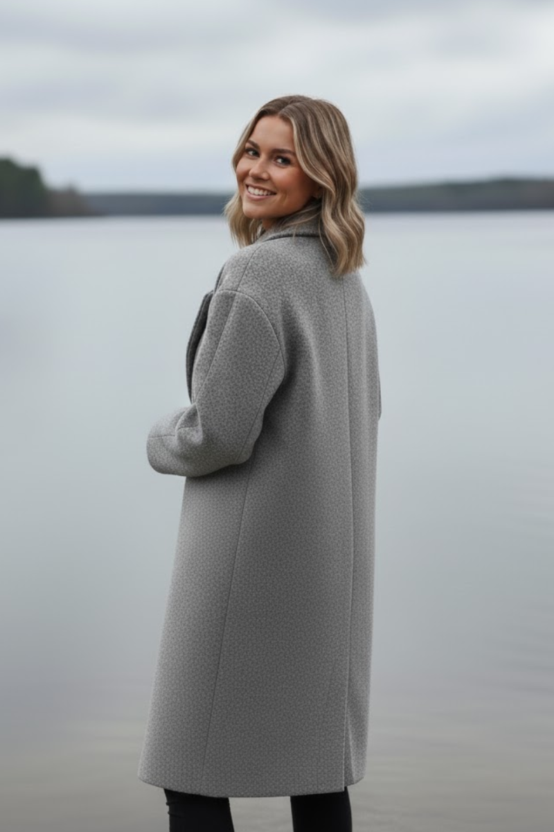 Celeste - Textured Relaxed Overcoat